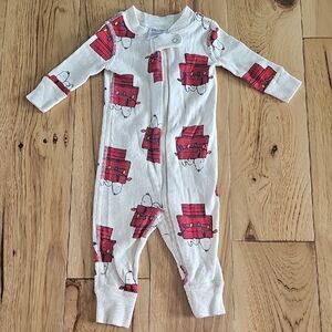 Hanna Andersson Peanuts One Piece with Zipper 0-3 Months